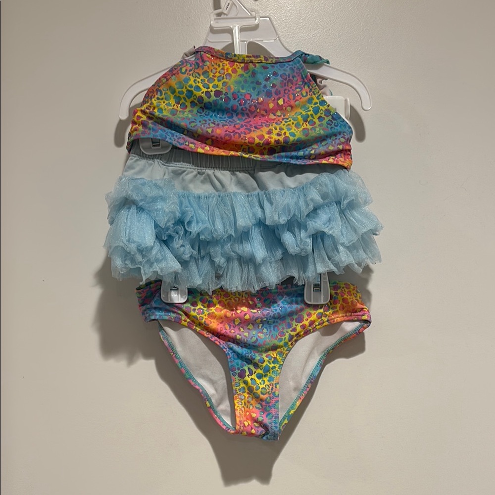 Colorful Kids Swim Bikini Set